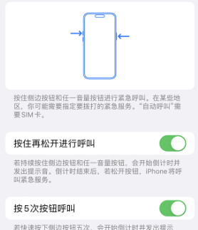 龙潭苹果14维修站分享iPhone14如何使用SOS紧急联络 